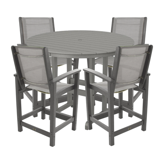 Farmhouse Coastal Counter Height Set