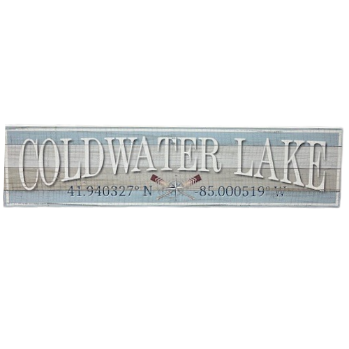 Coldwater Lake Sign