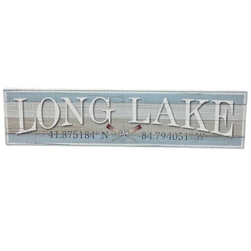 Long Lake Sign