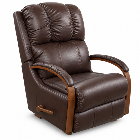 Harbor Town Leather Rocking Recliner