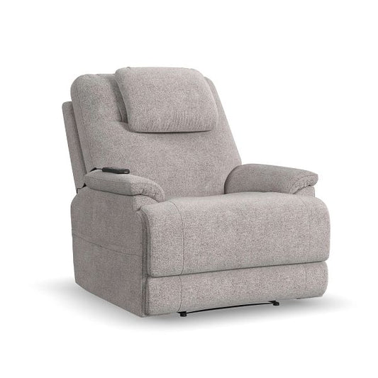 gray power recliner