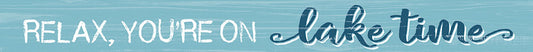 Lake Time Sign