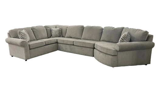 Malibu 3 Piece Cuddler Sectional