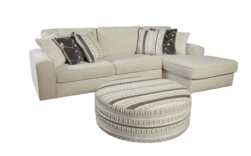 0462 2 PC Persia Beige Sofa Chaise