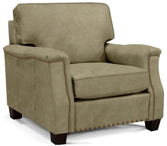 Salem Leather Chair with Nails