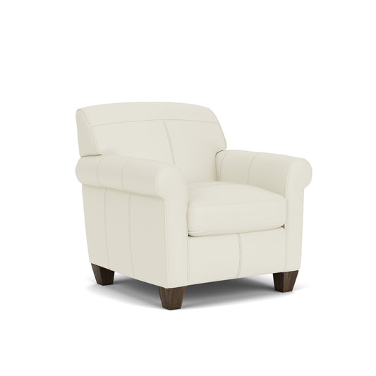 Dana Leather Chair - White