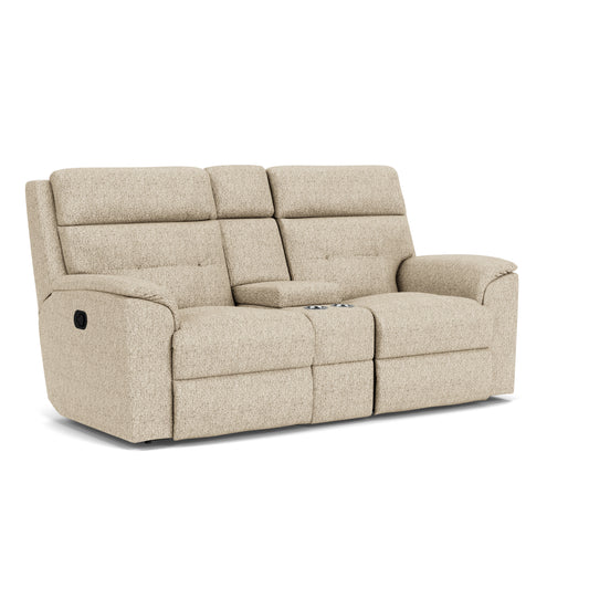 Flexsteel Mason Reclining Loveseat with Console