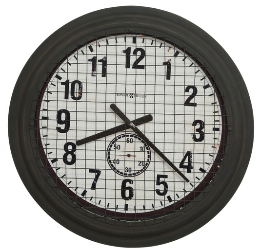 Gallery Grid Iron Works Wall Clock