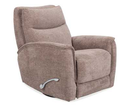 Brown recliner chair on a white background