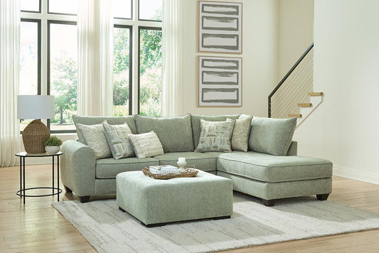 8478 Sofa Chaise and Ottoman Set