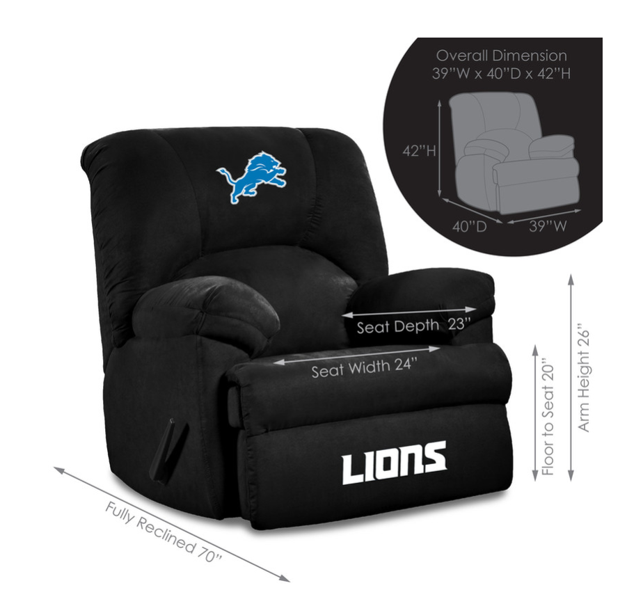 Detroit Lions Rocker Recliner