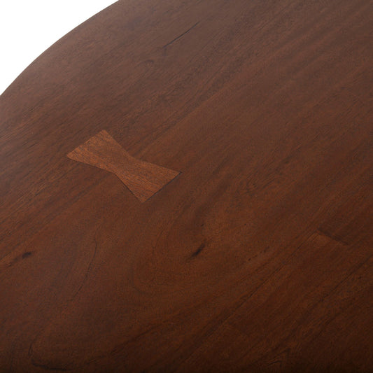 Close-up of a wooden surface with a visible grain pattern