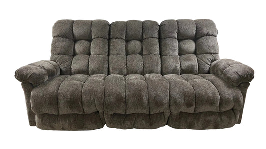 brown sofa with a textured pattern on a white background