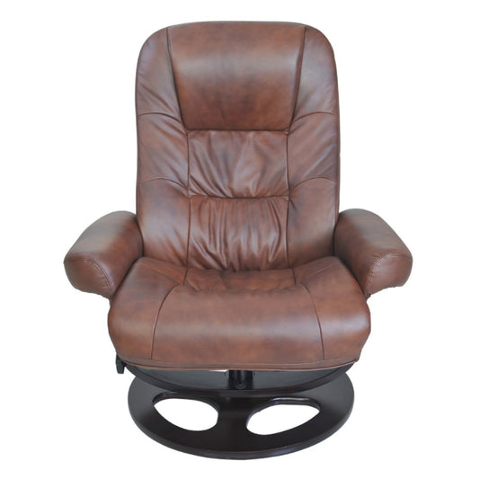 Jacque Pedestal Reclining Chair & Ottoman