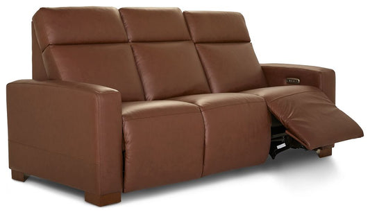 Acadia Leather Power Reclining Sofa w/ Headrest