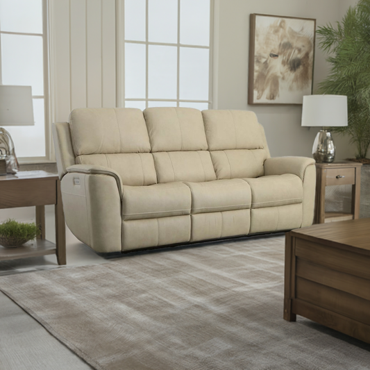 Henry Power Reclining Sofa with Power Headrests and Lumbar