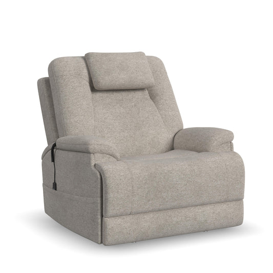 Flexsteel Zecliner Model 4+ Power Lift Recliner w/ Power Headrest & Lumbar, Heat & Massage