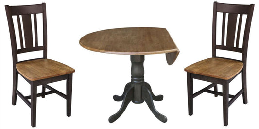 Essentials Round Pedestal Table and San Remo Chairs