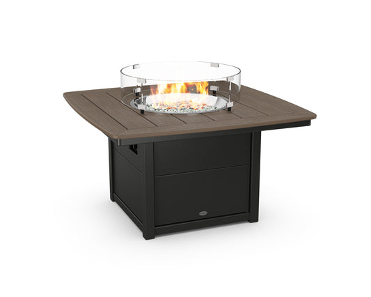 Nautical 42" Fire Pit Table Two Tone