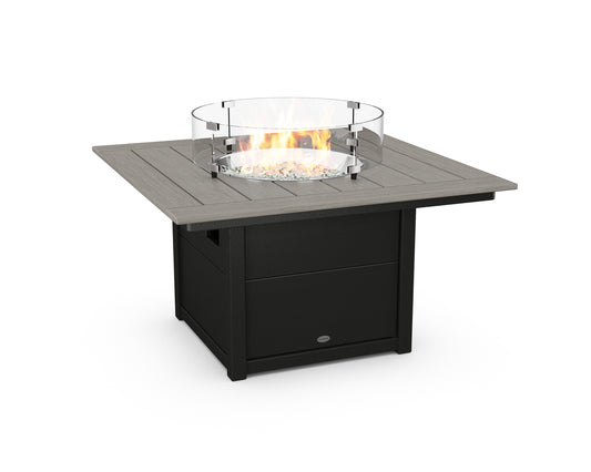 Square 42" Fire Pit Table Two Tone