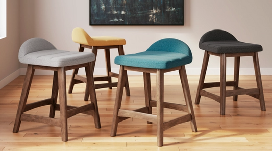 Lyncott Upholstered Barstool (2/CN) Set of 2