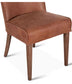 Buddy 20" Tan Leather Dining Chair Natural Legs