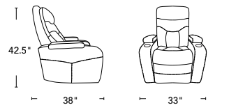 KX929 Zero Gravity Power Recliner