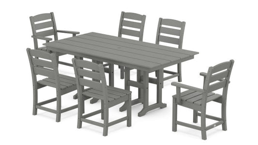 Lakeside 7-Piece Farmhouse Dining Set