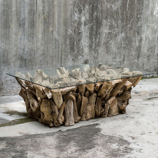 Teak Root Coffee Table