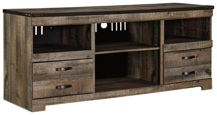 Trinell 63" TV Stand with Fireplace Option