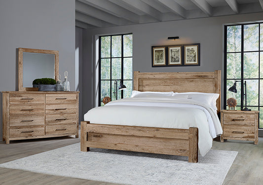 CAL KING POSTER BED WITH POSTER FB