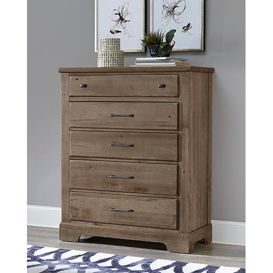 Cool Rustic 5 Drawer Chest