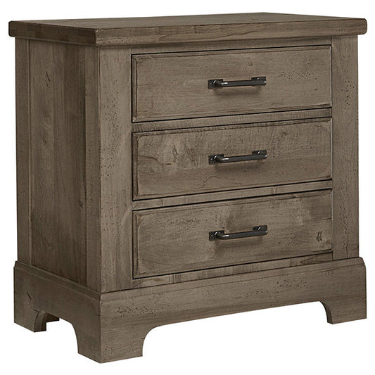 Cool Rustic 3 Drawer Nightstand