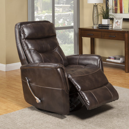GEMINI - TRUFFLE MANUAL SWIVEL GLIDER RECLINER