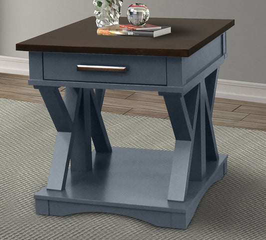 AMERICANA MODERN - DENIM END TABLE