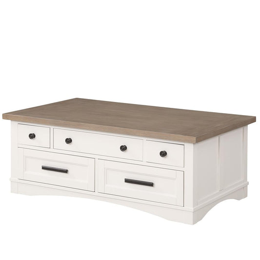 AMERICANA MODERN - COTTON COCKTAIL TABLE WITH LIFT TOP