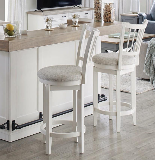 AMERICANA MODERN DINING SWIVEL BARSTOOL SPINDLE BACK