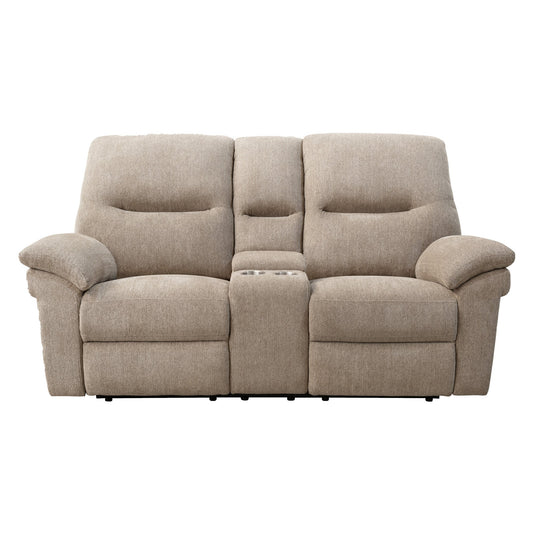 BRYANT - RUFFLES WICKER POWER CONSOLE LOVESEAT