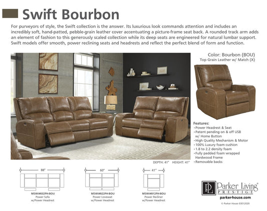 SWIFT - BOURBON POWER SOFA