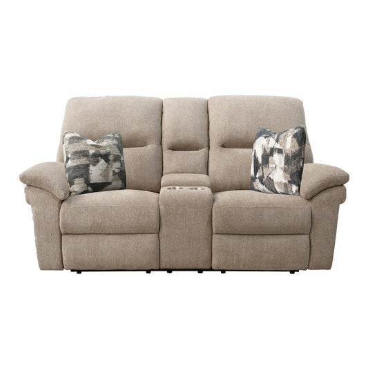 BRYANT - RUFFLES WICKER POWER CONSOLE LOVESEAT