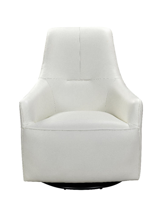 White swivel chair on a white background