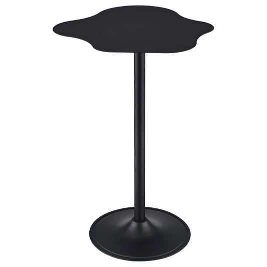 Keanu Curved 29-inch Cloud-Shaped Bistro Bar Table Black