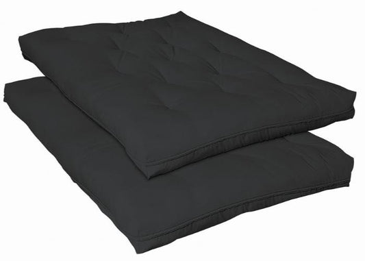 9-inch Premium Innerspring Futon Pad Black