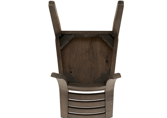 HORIZONTAL SLAT SIDE CHAIR