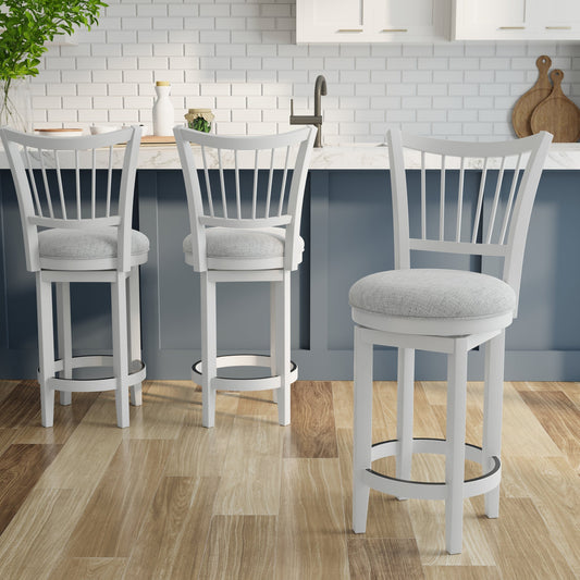 AMERICANA MODERN DINING SWIVEL BARSTOOL SPINDLE BACK