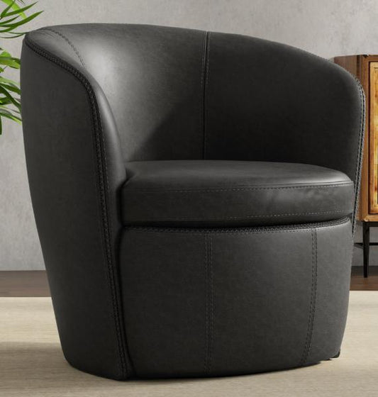 BAROLO - VINTAGE SLATE SWIVEL CLUB CHAIR