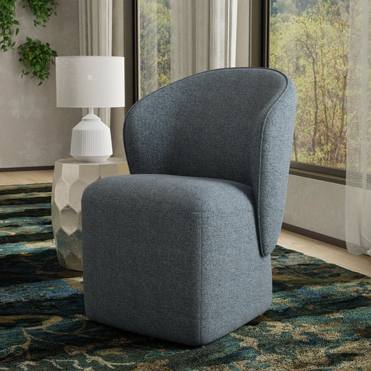 BONGO QUARTERMASTER INDIGO DINING CHAIR (2/CTN - SOLD IN PAIRS)