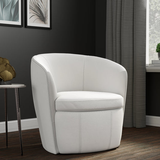 BAROLO - SNOW SWIVEL CLUB CHAIR