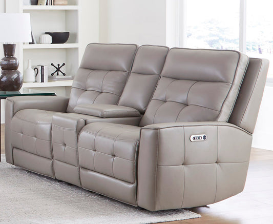 CANTERBURY - PEWTER POWER ZERO GRAVITY CONSOLE LOVESEAT
