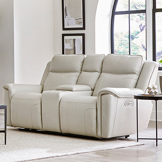 ATLANTIS - WHISPER IVORY POWER ZERO GRAVITY CONSOLE LOVESEAT
